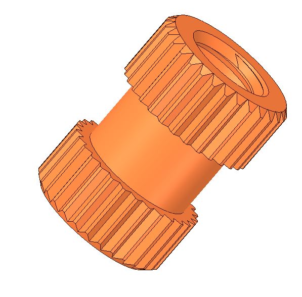 Insert pour surmouler cylindrique 40CYL