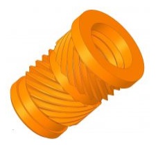 Fabricant Insert douille taraudÃ©e chevron avec collerette 40DCC
