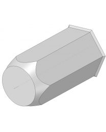 Fabricant Ecrou à sertir hexagonal tête affleurante acier borgne 31SFHB