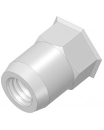 Fabricant Ecrou Ã  sertir hexagonal tÃªte affleurante inox ouvert 31SHFRX