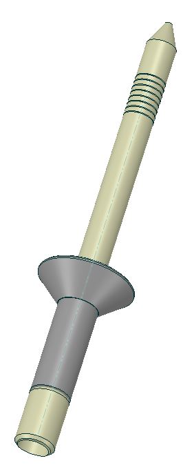 Fabricant Rivet de structure monolock tÃªte fraisÃ©e tout acier 34MONOADXTF