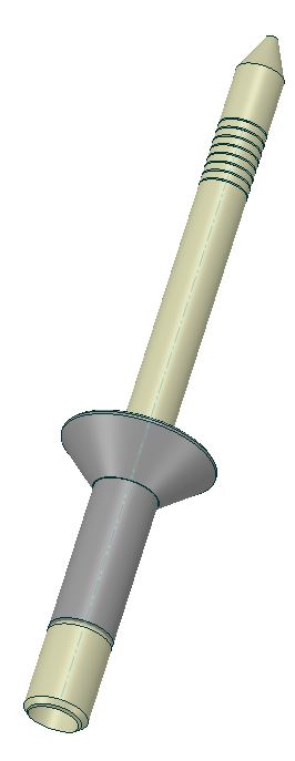 Manufacturer of Rivet de structure monolock tête fraisée tout acier 34MONOADXTF