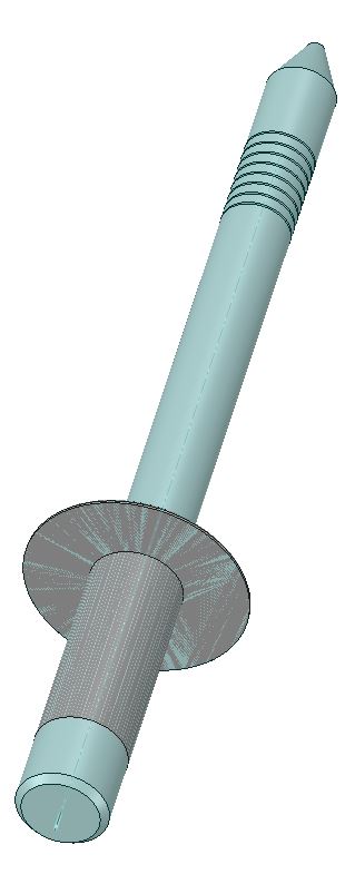 Fabricant Rivet de structure monolock tÃªte plate tout acier 34MONOADXTP