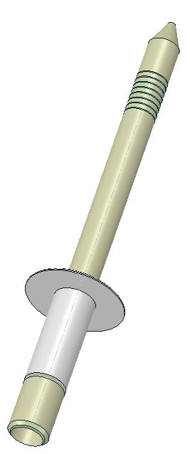 Fabricant Rivet de structure orlock tÃªte plate tout acier 34ORLOCKADXTP